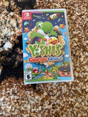 Nintendo Yoshi's Crafted World – Green, Blue, Yellow Cover